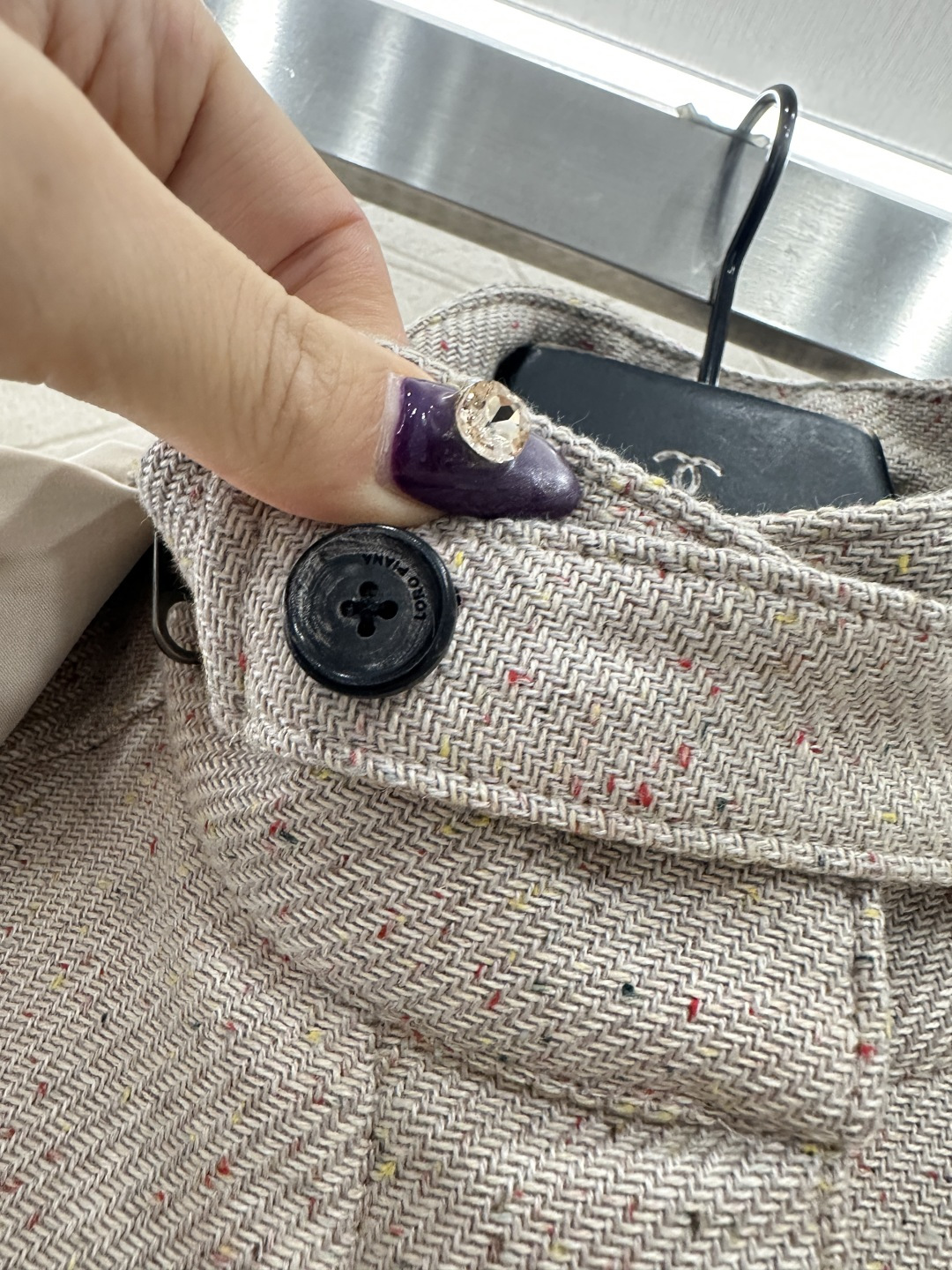 ♥lP。*♥2025新品上架 可拆卸连帽毛呢外套定制YB进口亚麻棉材质，里外双层处理，外层工艺处理，呈现