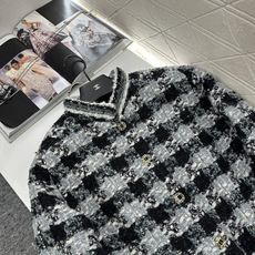 ♥Chane*♥2025新品上架 编织立领洋装外套25coco滑雪🎿系列#定制YB进口粗纺羊毛呢 ♥Chane*♥2025新品上架 编织立领洋装外套25coco滑雪🎿系列#定制YB进口粗纺羊毛呢