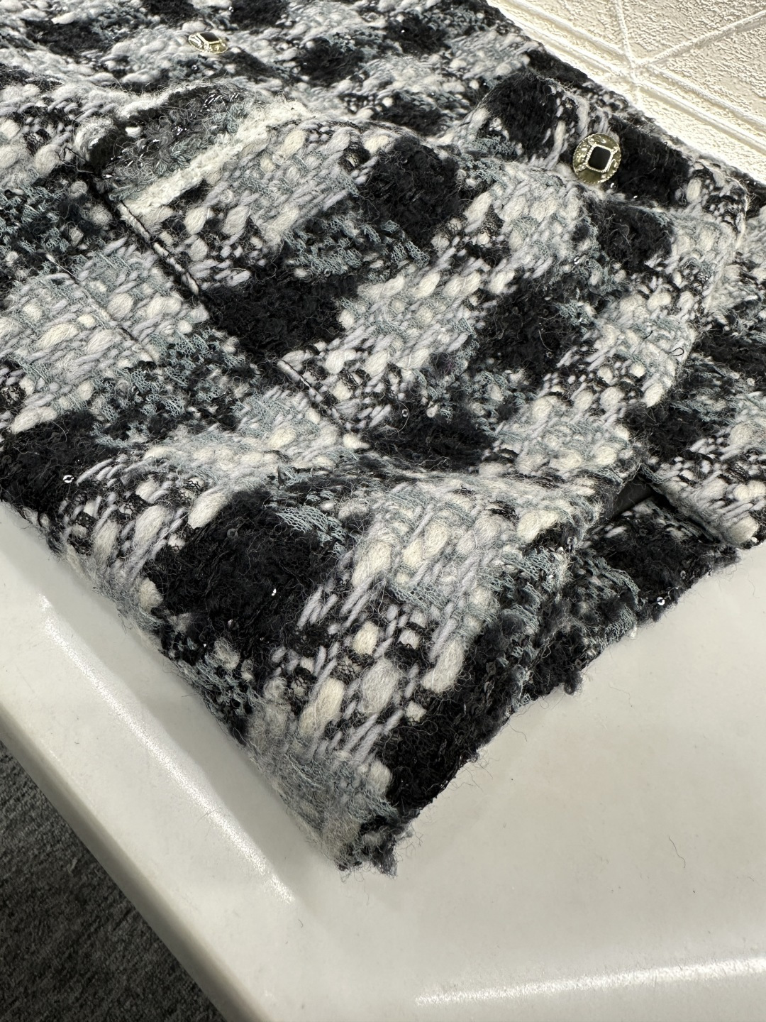 ♥Chane*♥2025新品上架       编织洋装马甲25coco滑雪🎿系列#定制YB进口粗纺羊毛呢