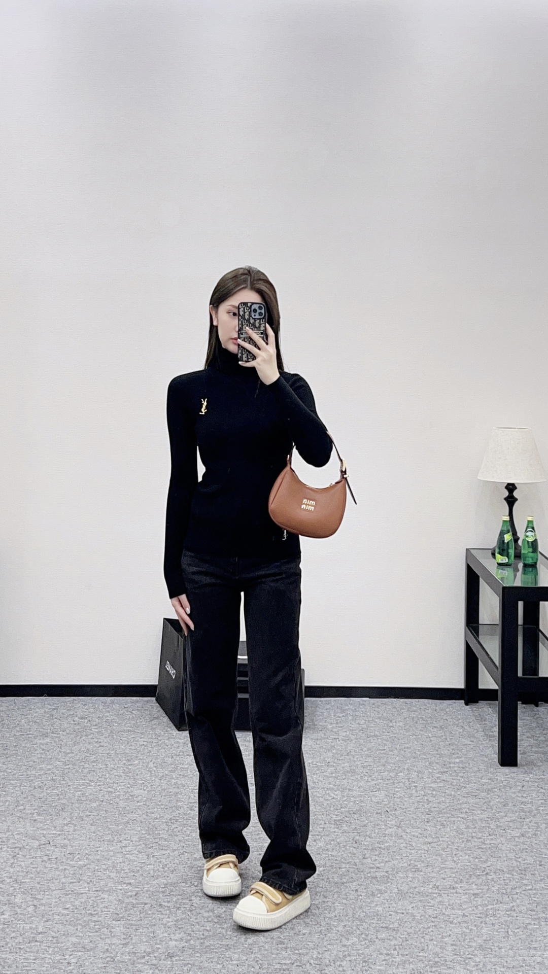 NO:636444,Class representatives hand in homework, saint laurent-clothing, saint laurent, alexander wang19860909课代表交作业,圣罗兰-服装,saint laurent,alexander wang,Women's clothing