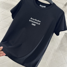 ♥Acne studio*♥2025新品上架 圆领印花徽标𝑇𝑒𝑒定制YB丝光全棉材质,透气舒适 ♥Acne studio*♥2025新品上架 圆领印花徽标𝑇𝑒𝑒定制YB丝光全棉材质,透气舒适