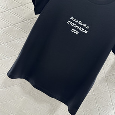 ♥Acne studio*♥2025新品上架 圆领印花徽标𝑇𝑒𝑒定制YB丝光全棉材质,透气舒适 ♥Acne studio*♥2025新品上架 圆领印花徽标𝑇𝑒𝑒定制YB丝光全棉材质,透气舒适