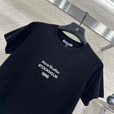 ♥Acne studio*♥2025新品上架 圆领印花徽标𝑇𝑒𝑒定制YB丝光全棉材质,透气舒适 ♥Acne studio*♥2025新品上架 圆领印花徽标𝑇𝑒𝑒定制YB丝光全棉材质,透气舒适