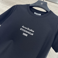 ♥Acne studio*♥2025新品上架 圆领印花徽标𝑇𝑒𝑒定制YB丝光全棉材质,透气舒适 ♥Acne studio*♥2025新品上架 圆领印花徽标𝑇𝑒𝑒定制YB丝光全棉材质,透气舒适