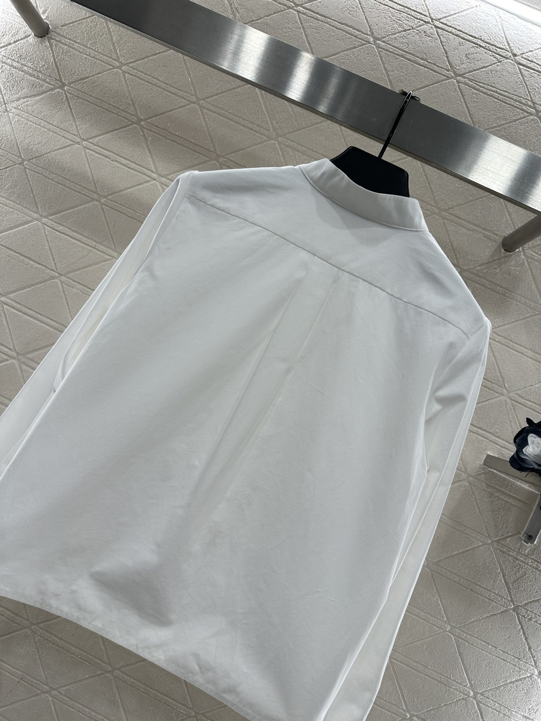 ♥Dio*♥2025新品上架 堆叠蛋糕领衬衣定制YB斜纹全棉材质，质感细腻，舒适透气，花边衬衫版型，大身