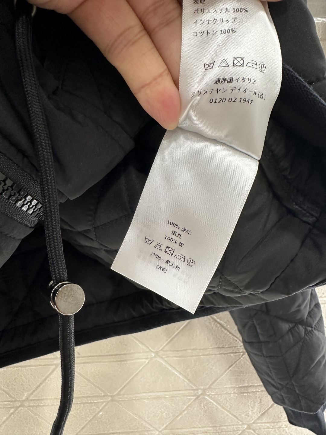 ♥Dio*♥2025新品上架可拆卸围巾藤格纹棉服外套定制YB防风防水尼龙材质，羽绒棉填充内里，整件轻盈保