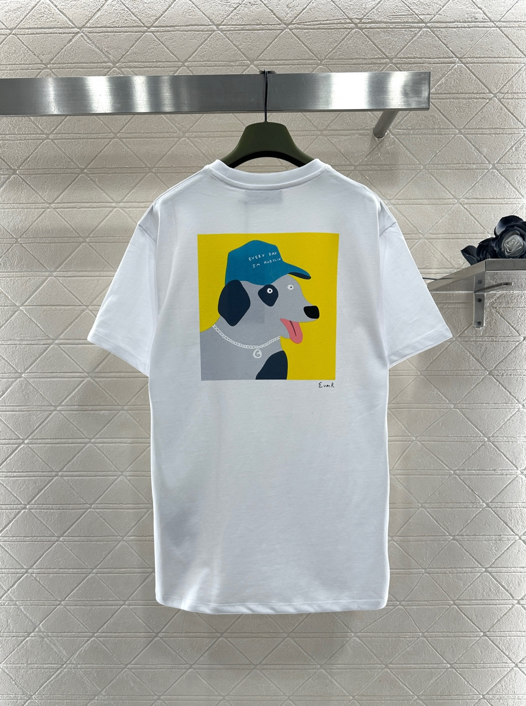 ♥Gucc*♥2025新品上架 圆领卡通印花𝑇𝑒𝑒定制YB原生全棉材质，质感细腻，舒适透气，宽松短袖裁剪