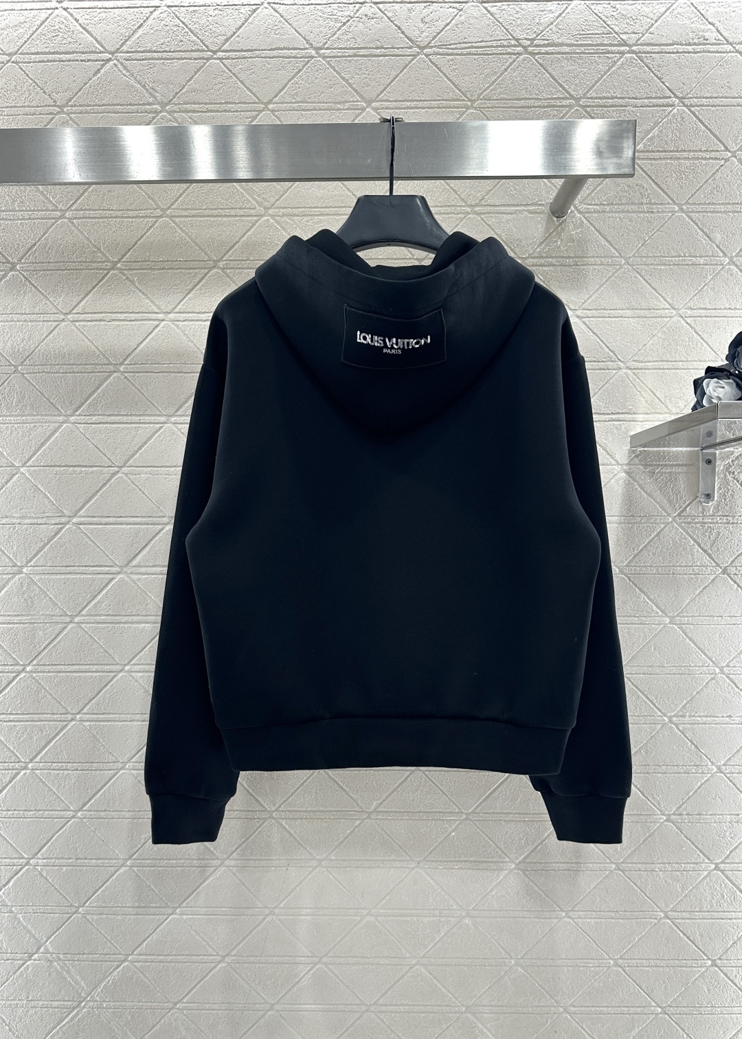 ♥Louis vuitto*♥2025新品上架 连帽亮片徽标卫衣长裤套装定制YB斜纹全棉材质，秋冬保暖厚