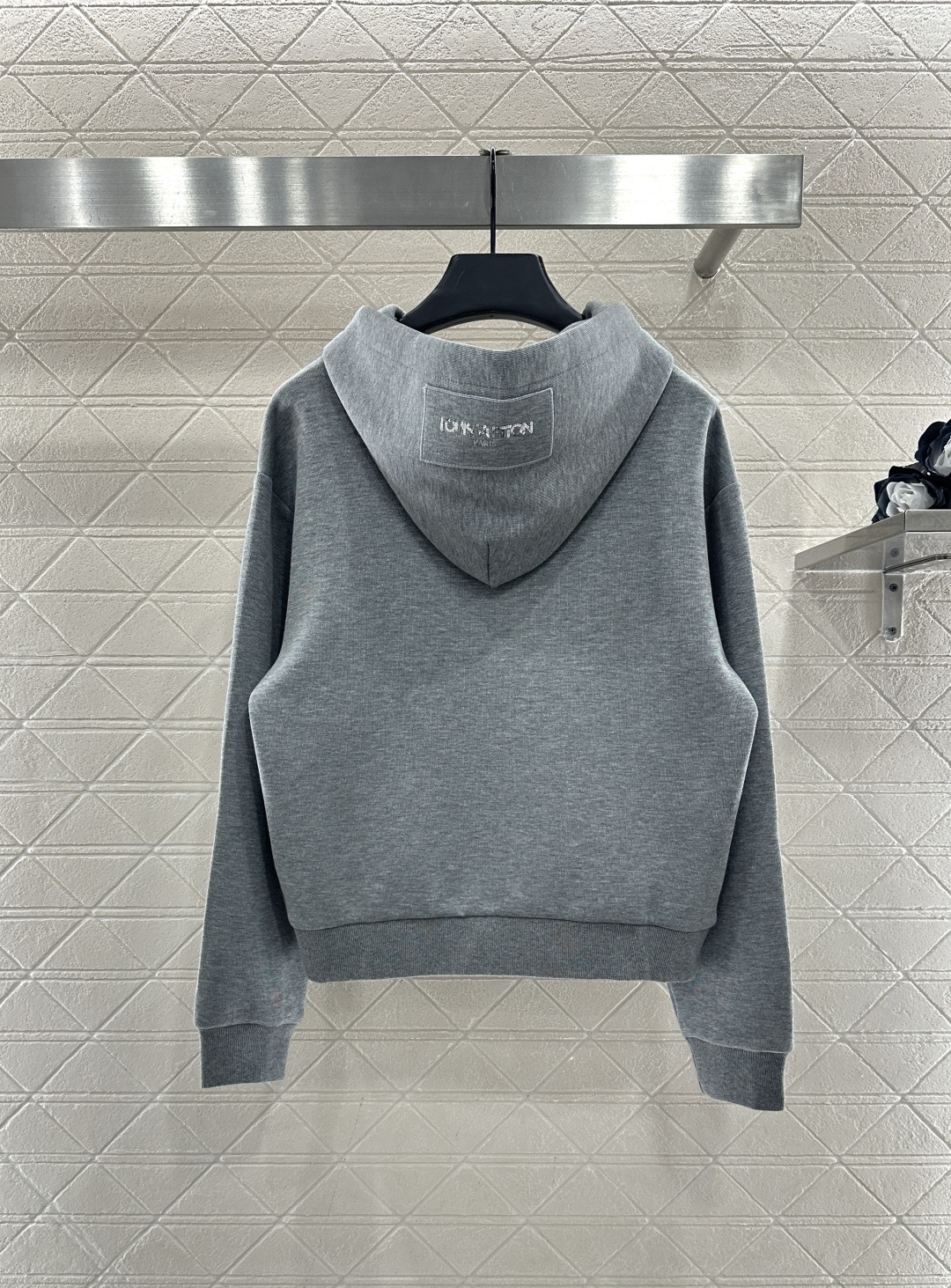 ♥Louis vuitto*♥2025新品上架 连帽亮片徽标卫衣长裤套装定制YB斜纹全棉材质，秋冬保暖厚