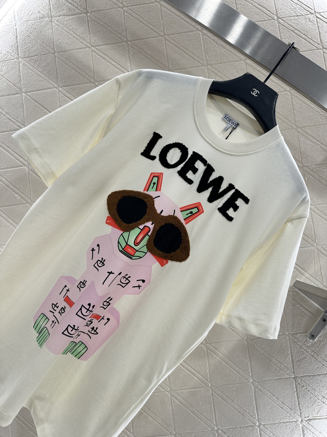 ♥Loew*♥2025新品上架 圆领卡通印花𝑇𝑒𝑒定制YB斜纹全棉材质，质感细腻，舒适透气，常规短袖裁剪