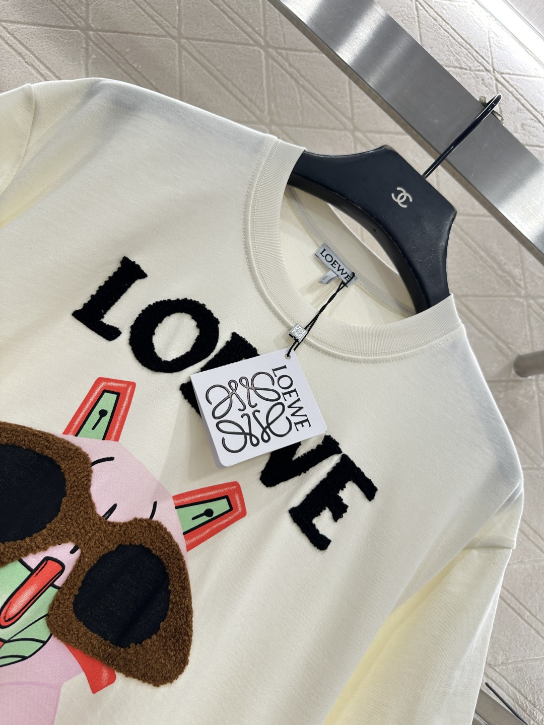 ♥Loew*♥2025新品上架 圆领卡通印花𝑇𝑒𝑒定制YB斜纹全棉材质，质感细腻，舒适透气，常规短袖裁剪