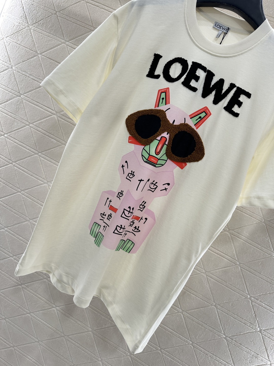 ♥Loew*♥2025新品上架 圆领卡通印花𝑇𝑒𝑒定制YB斜纹全棉材质，质感细腻，舒适透气，常规短袖裁剪