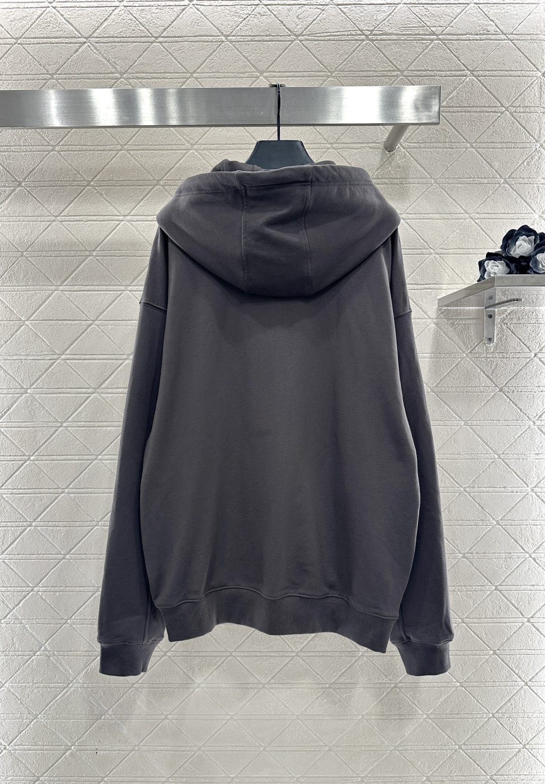 ♥Loew*♥2025新品上架 廓形连帽抽绳拉链卫衣外套定制YB原生全棉材质，舒适软糯，穿搭洋气，连帽拉