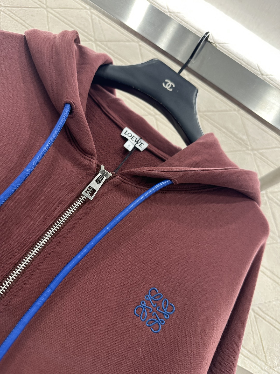 ♥Loew*♥2025新品上架 廓形连帽抽绳拉链卫衣外套定制YB原生全棉材质，舒适软糯，穿搭洋气，连帽拉