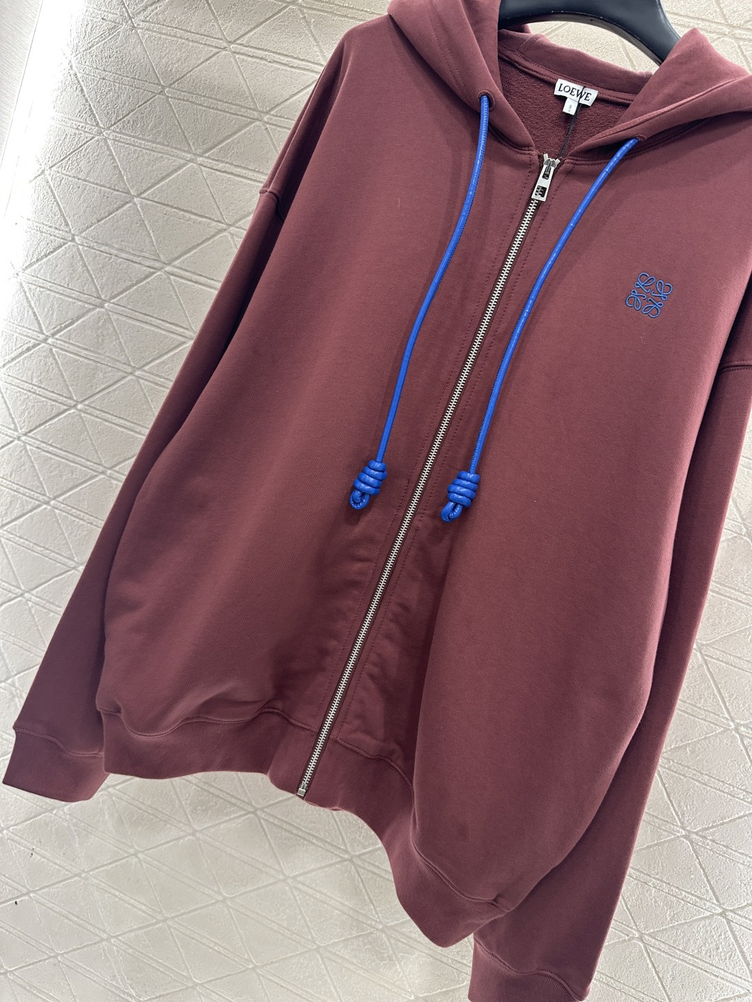 ♥Loew*♥2025新品上架 廓形连帽抽绳拉链卫衣外套定制YB原生全棉材质，舒适软糯，穿搭洋气，连帽拉