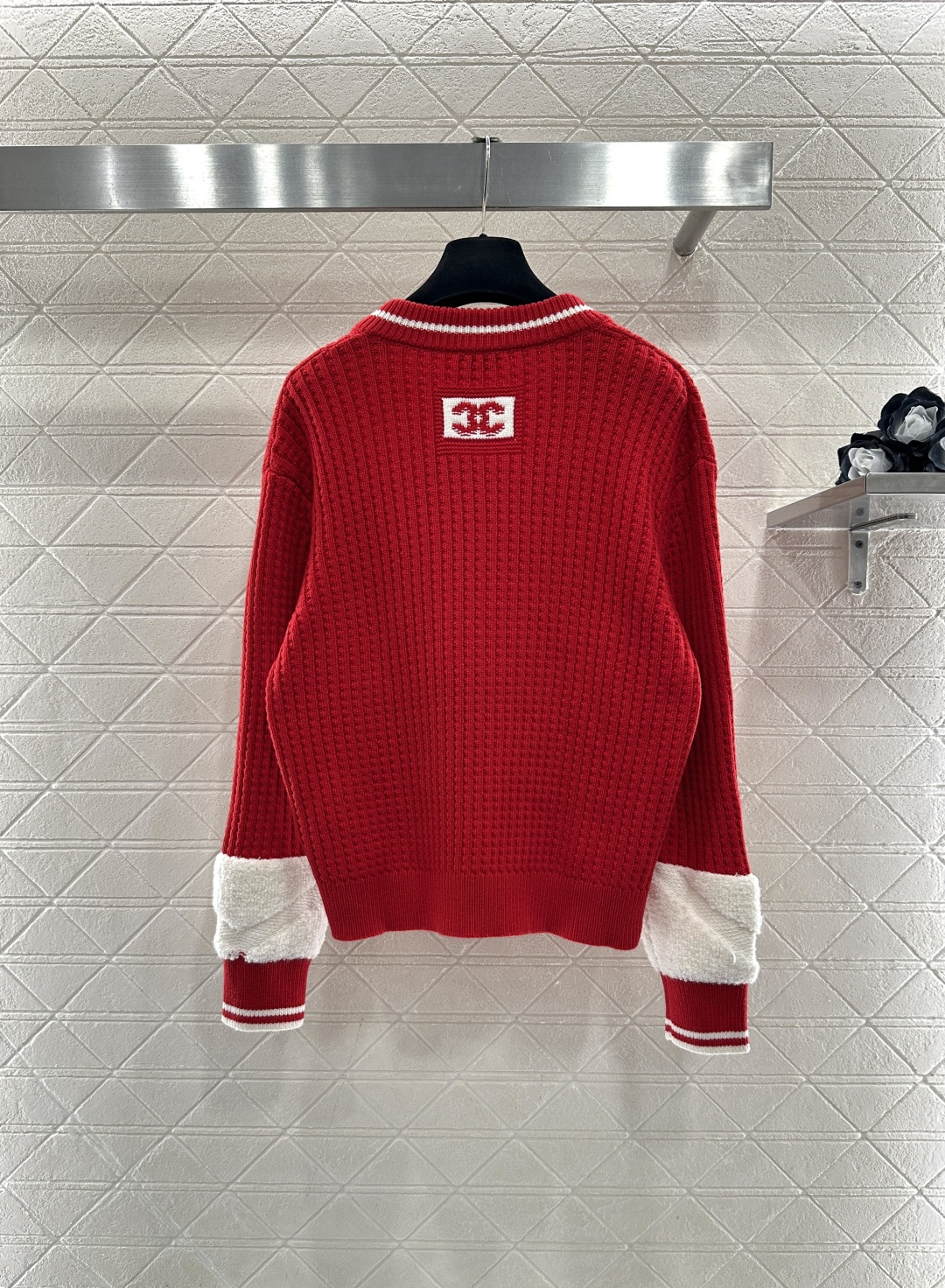 ♥Chane*♥2025新品上架 钩针竖列针织套头毛衣25coco滑雪🎿系列#定制YB羊毛纱线织造，质感