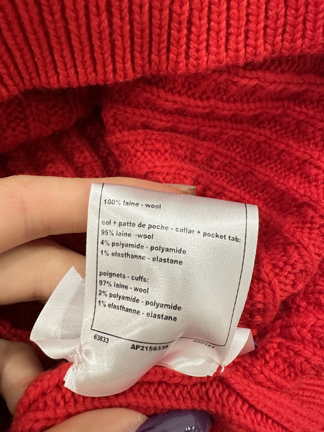 ♥Chane*♥2025新品上架 钩针竖列针织套头毛衣25coco滑雪🎿系列#定制YB羊毛纱线织造，质感