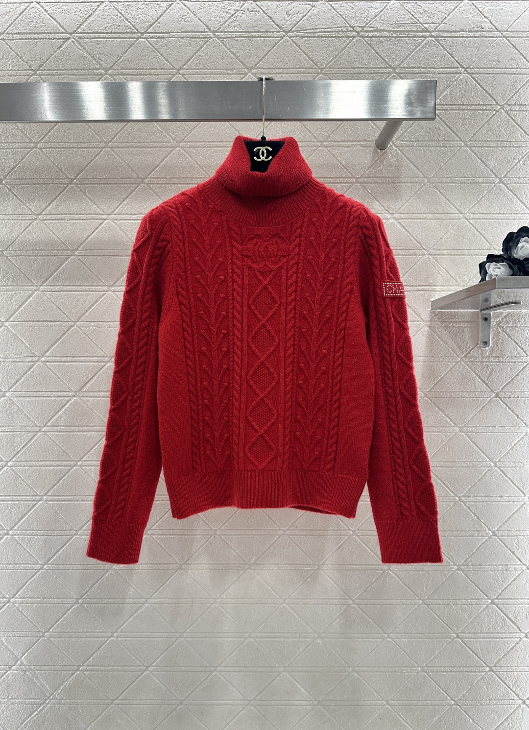 ♥Chane*♥2025新品上架 麻花钩针高龄打底上衣25coco滑雪🎿系列#定制YB羊绒羊毛纱线织造，