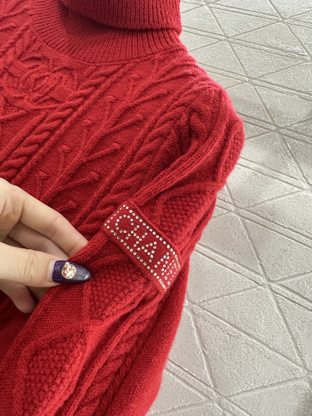 ♥Chane*♥2025新品上架 麻花钩针高龄打底上衣25coco滑雪🎿系列#定制YB羊绒羊毛纱线织造，