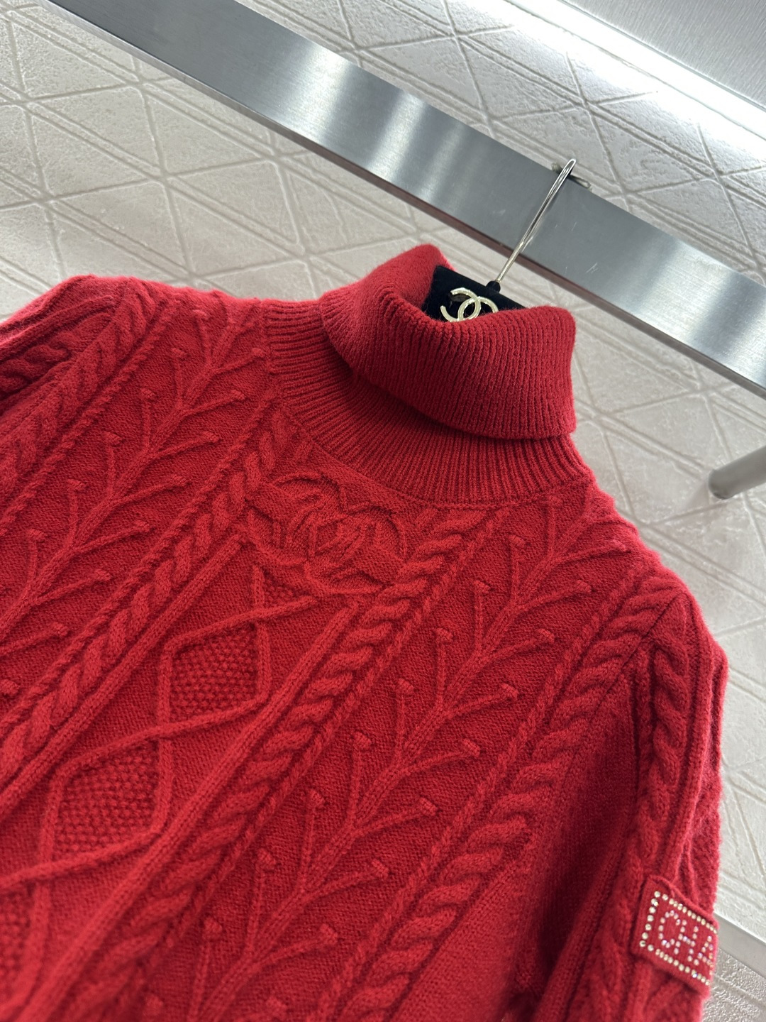 ♥Chane*♥2025新品上架 麻花钩针高龄打底上衣25coco滑雪🎿系列#定制YB羊绒羊毛纱线织造，