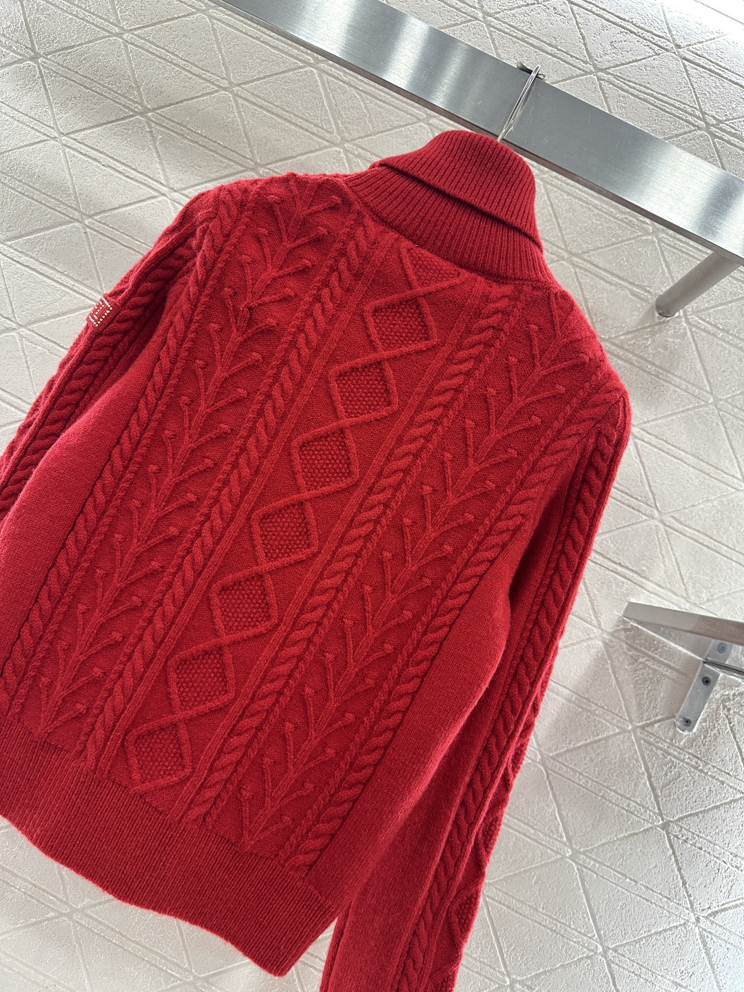 ♥Chane*♥2025新品上架 麻花钩针高龄打底上衣25coco滑雪🎿系列#定制YB羊绒羊毛纱线织造，