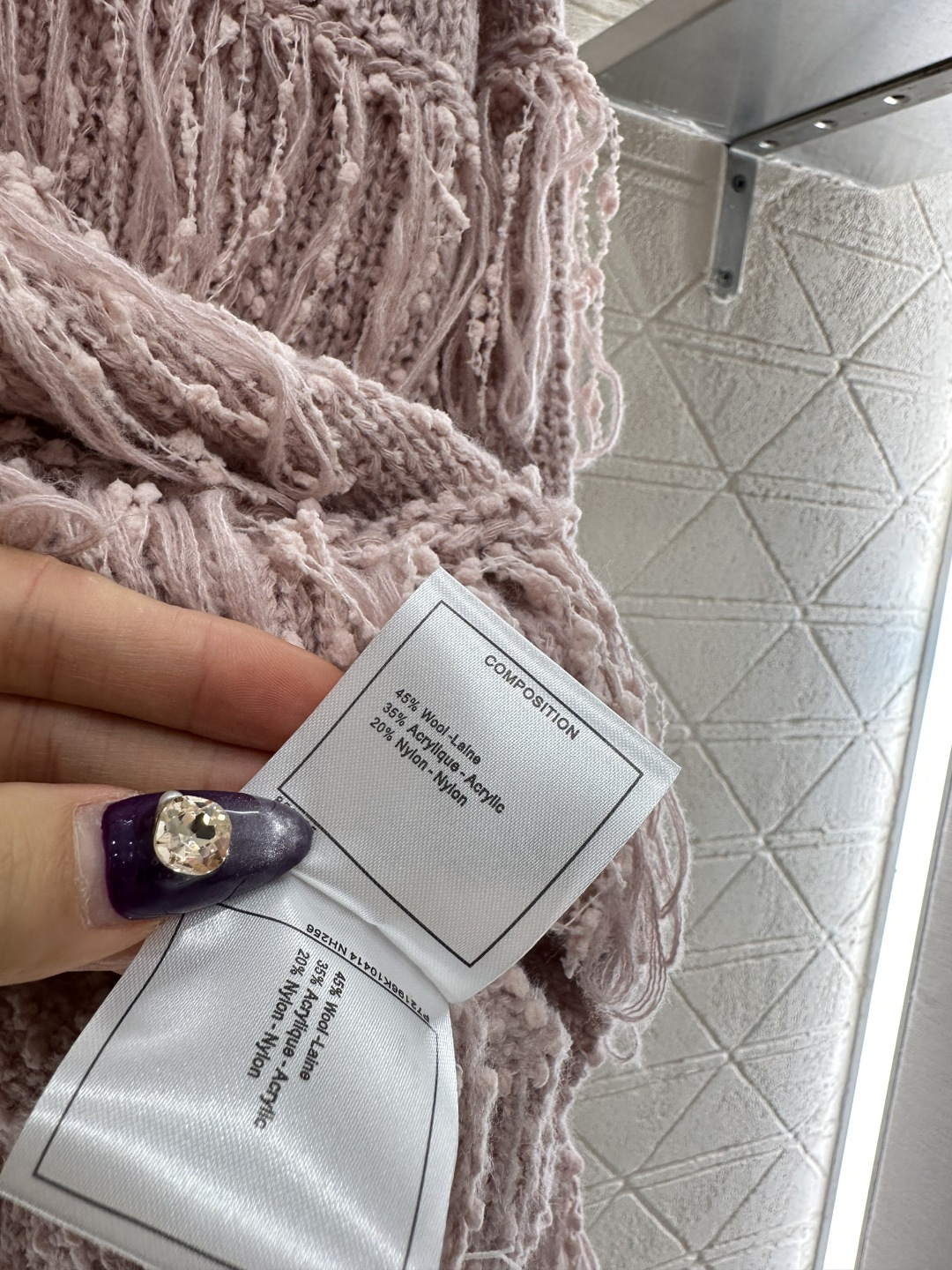 ♥Chane*♥2025新品上架 流苏层叠套头针织毛衣定制YB羊毛纱线织造，穿搭舒适，质感十足，圆领落肩