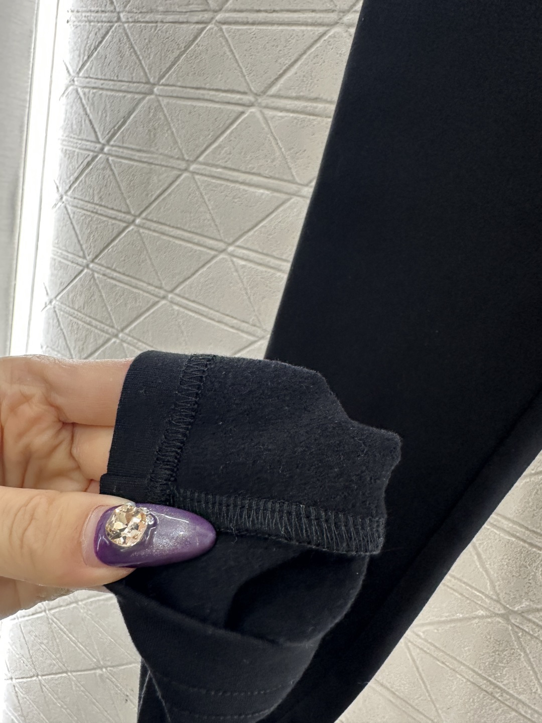 ♥Louis vuitto*♥2025新品上架 加绒字母织带高弹打底裤定制YB进口加绒高弹力材质，弹力舒