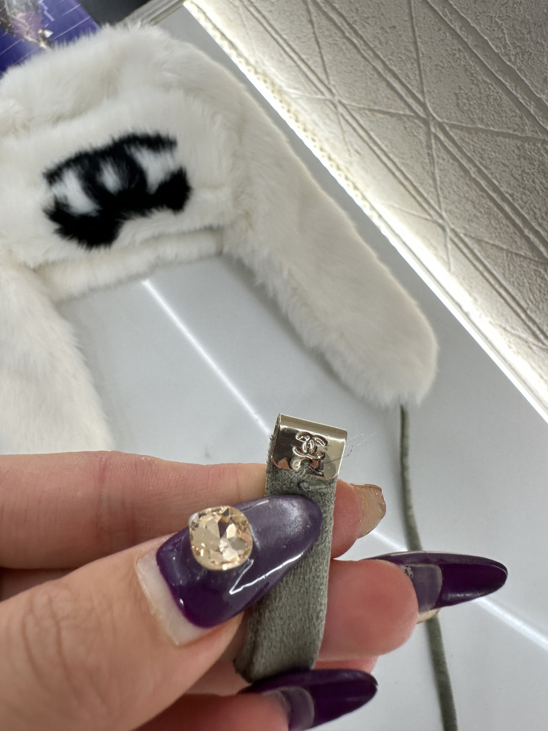 ♥Chane*♥2025新品上架 皮毛护耳挂绳雷锋帽25coco滑雪🎿系列#定制YB进口皮毛材质，贴合头