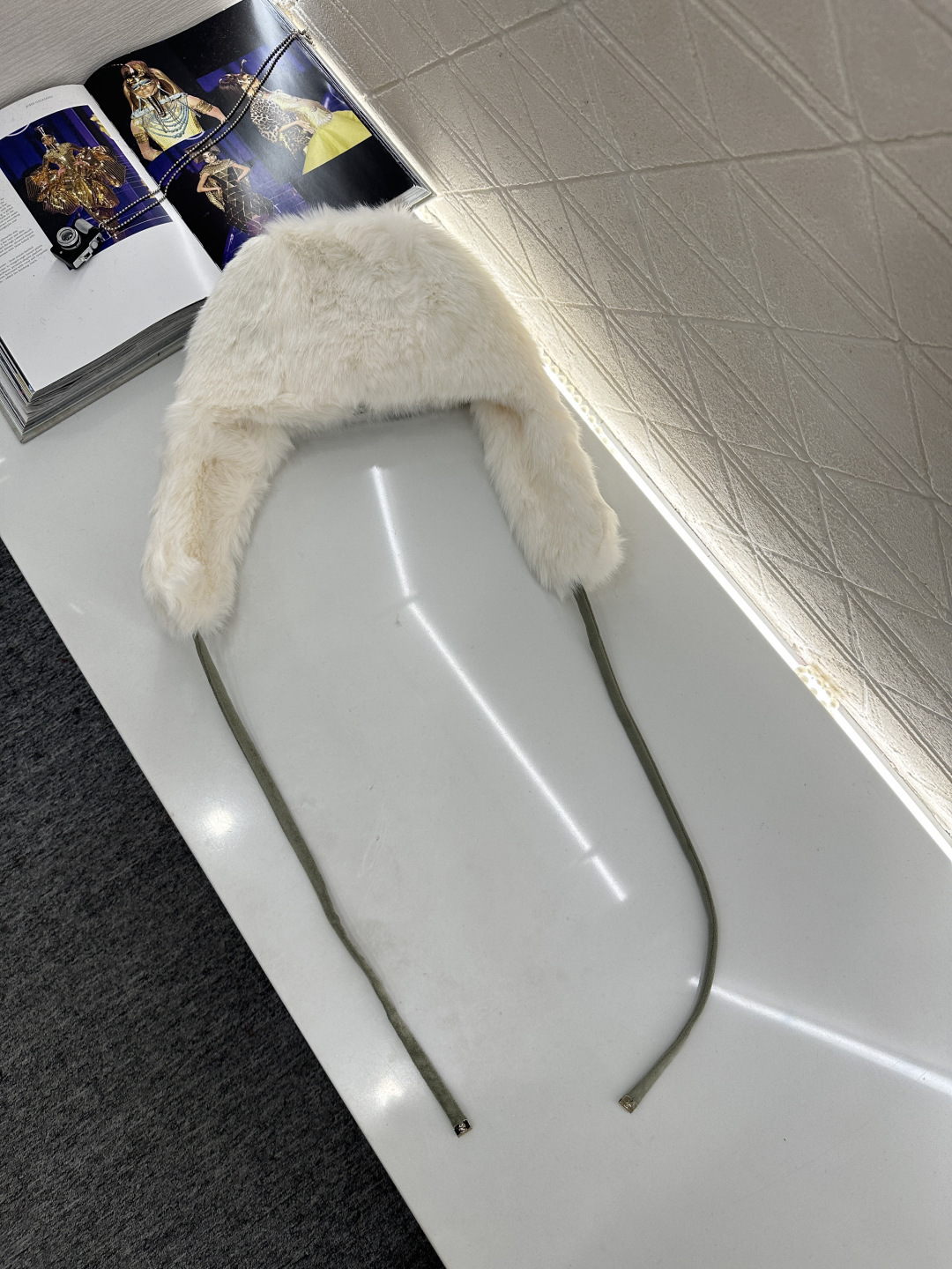 ♥Chane*♥2025新品上架 皮毛护耳挂绳雷锋帽25coco滑雪🎿系列#定制YB进口皮毛材质，贴合头