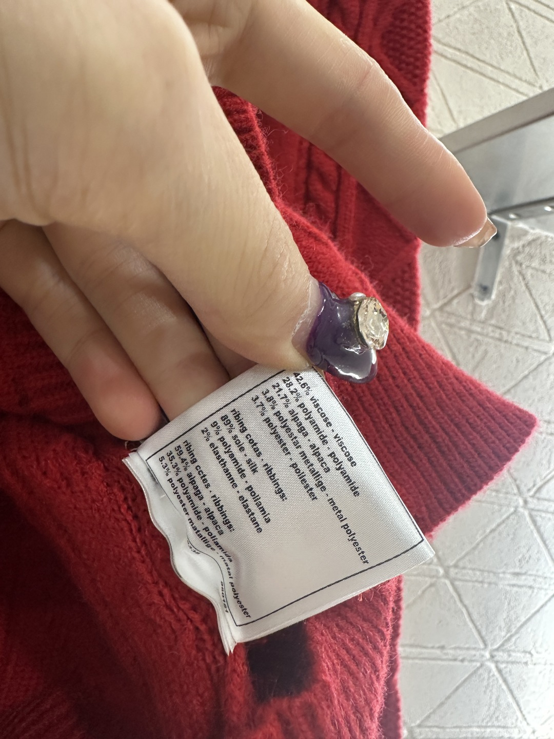 ♥Chane*♥2025新品上架 钩针圆领针织开衫25coco滑雪🎿系列#定制YB羊绒羊毛纱线织造，柔软