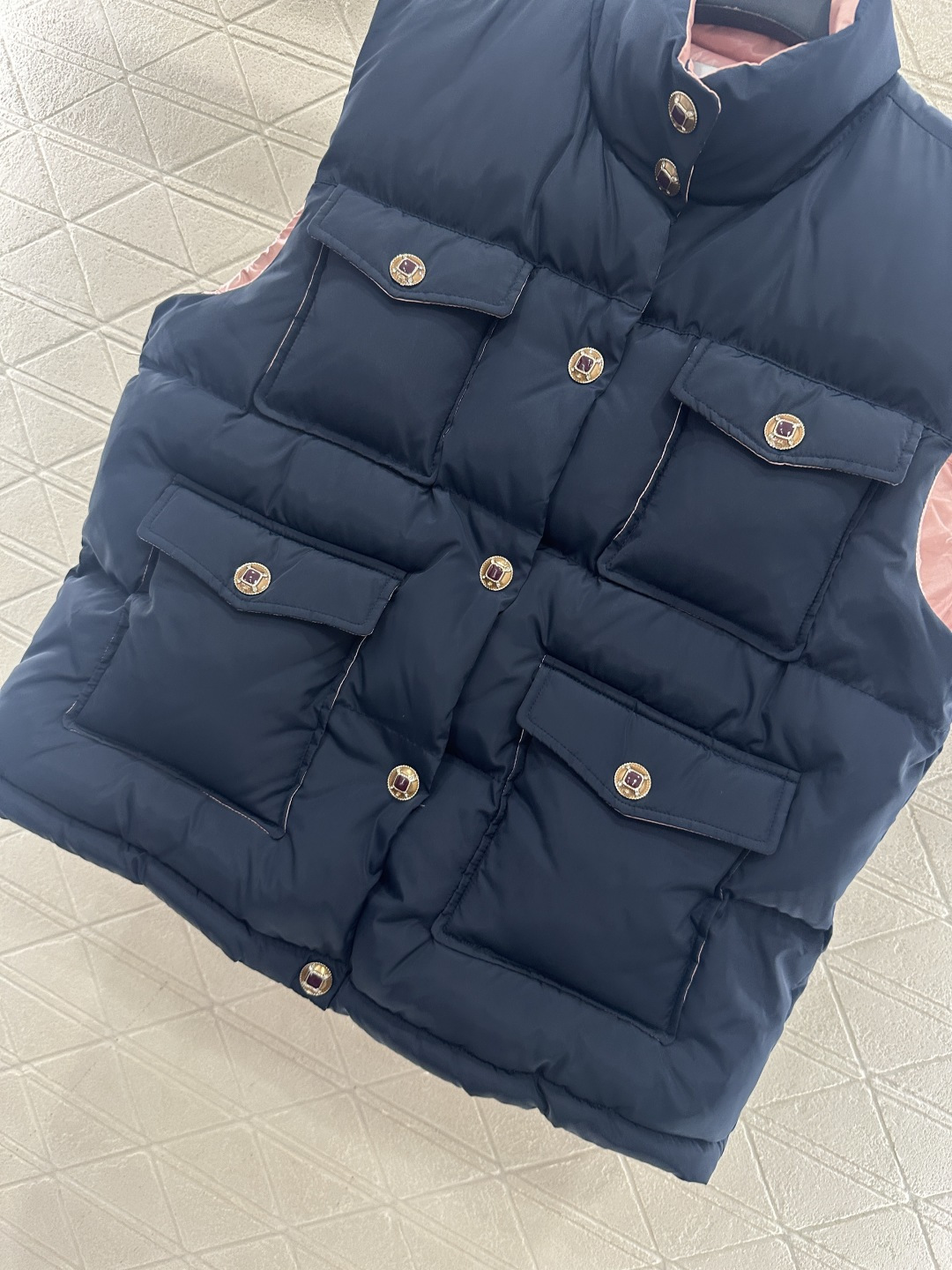 ♥Chane*♥2025新品上架 立领口袋羽绒马甲25coco滑雪🎿系列#定制YB防风防水尼龙材质，白鹅