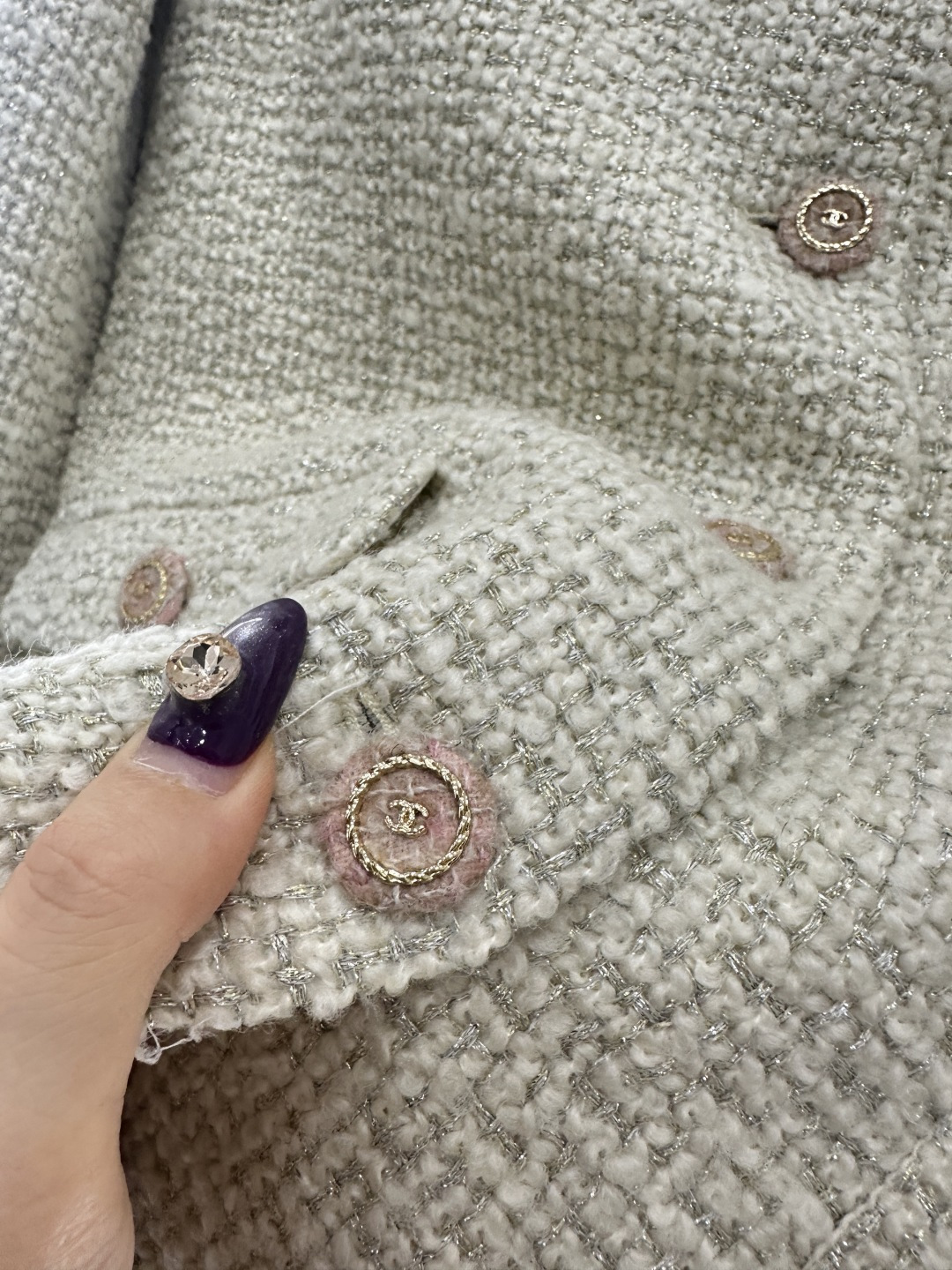 ♥Chane*♥2025新品上架 圆领洋装外套长裤套装定制YB进口粗纺羊毛呢材质，质感高级，品相十足，圆