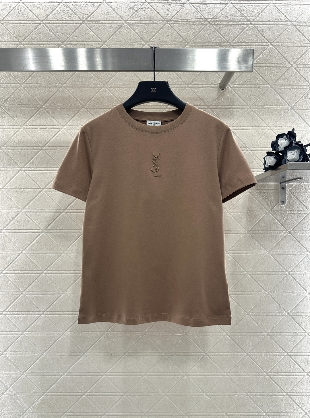 ♥Louis vuitto*♥2025新品上架 立体刺绣字母𝑇𝑒𝑒定制YB丝光全棉材质，透气舒适，质感十