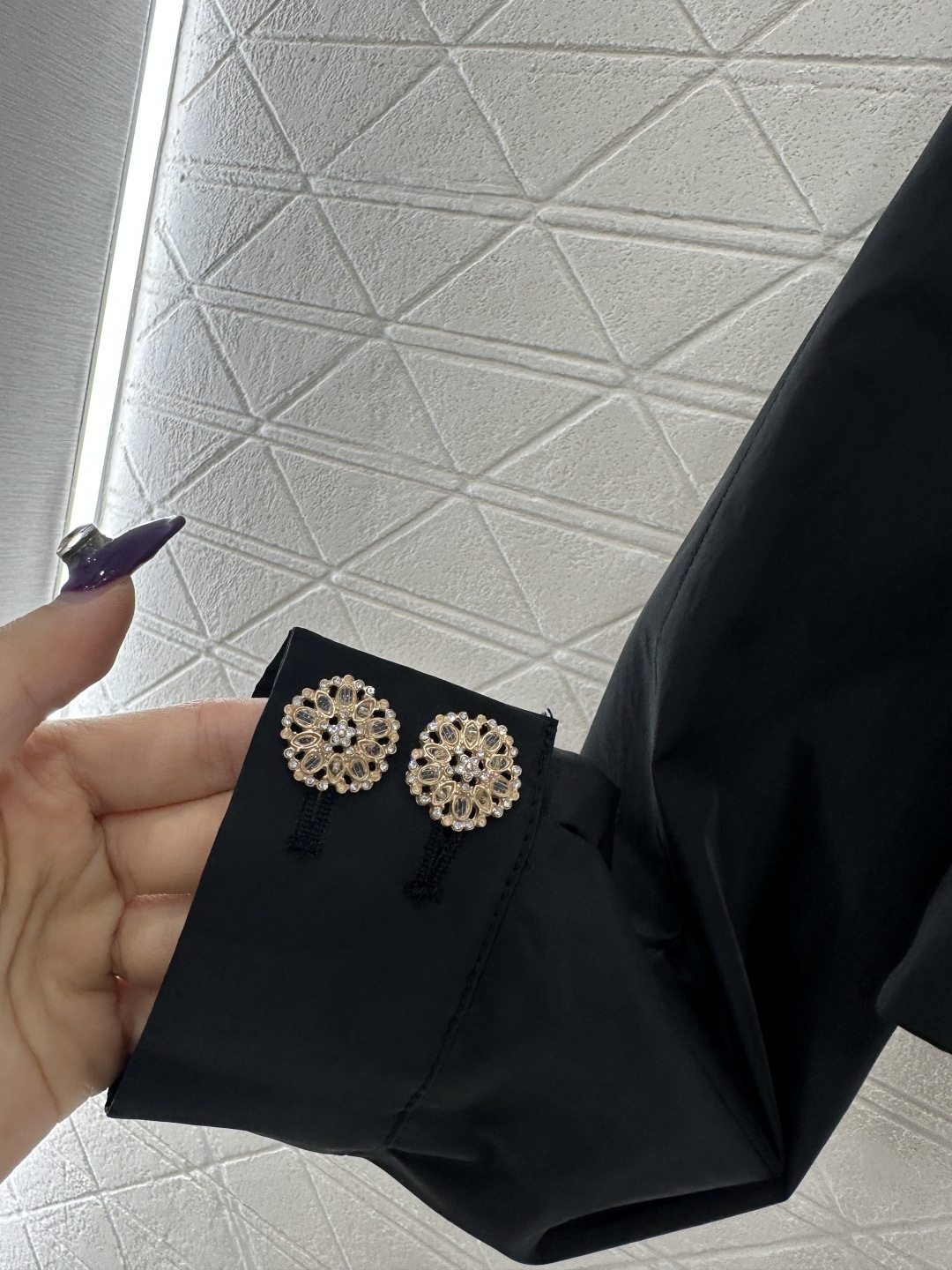 ♥Chane*♥2026新品上架 海军翻领上衣压褶半裙套装定制YB进口丝塔稠材质，质感光泽，穿搭轻盈舒适