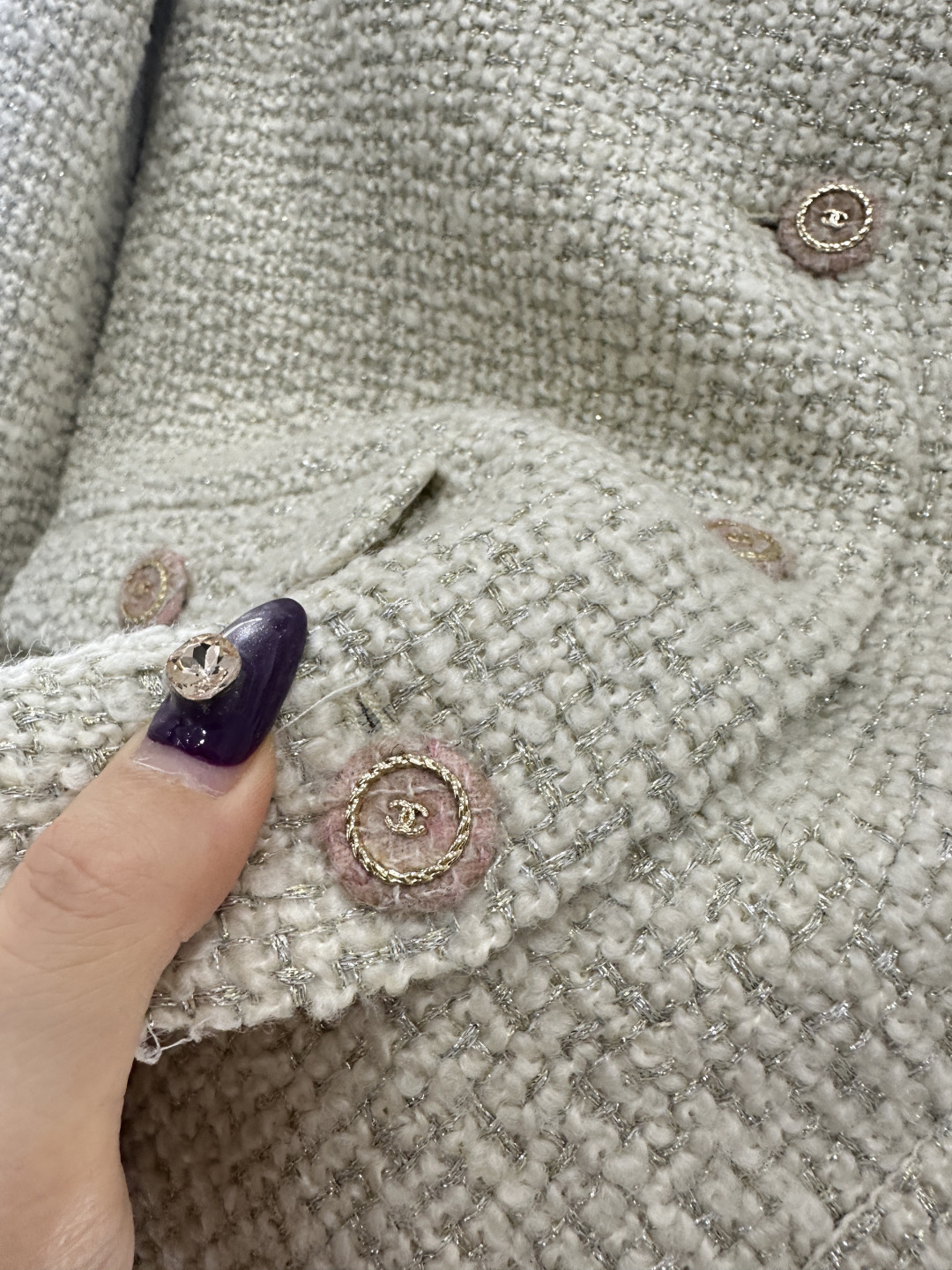 ♥Chane*♥2025新品上架 圆领洋装外套长裤套装定制YB进口粗纺羊毛呢材质，质感高级，品相十足，圆