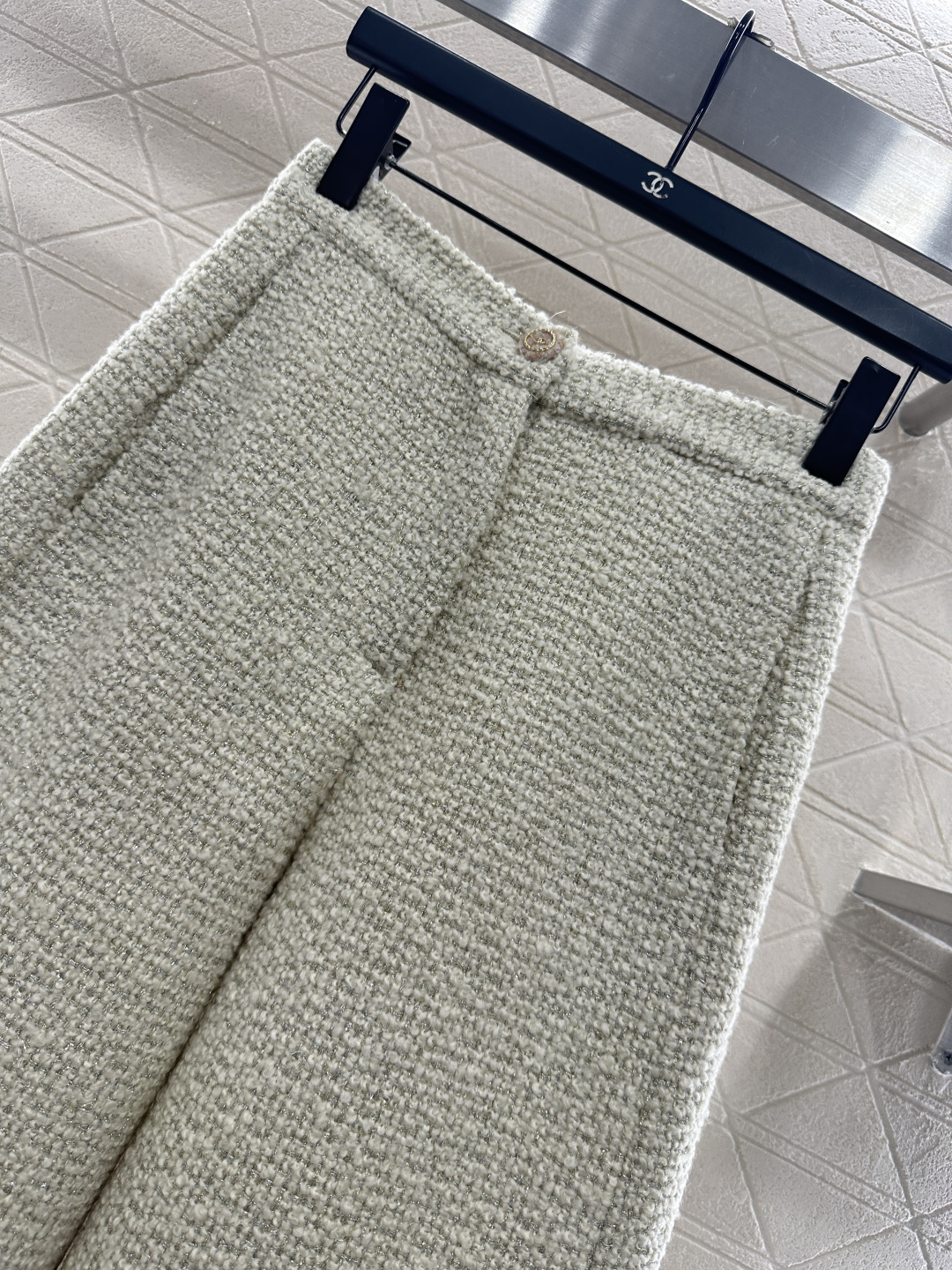 ♥Chane*♥2025新品上架 圆领洋装外套长裤套装定制YB进口粗纺羊毛呢材质，质感高级，品相十足，圆