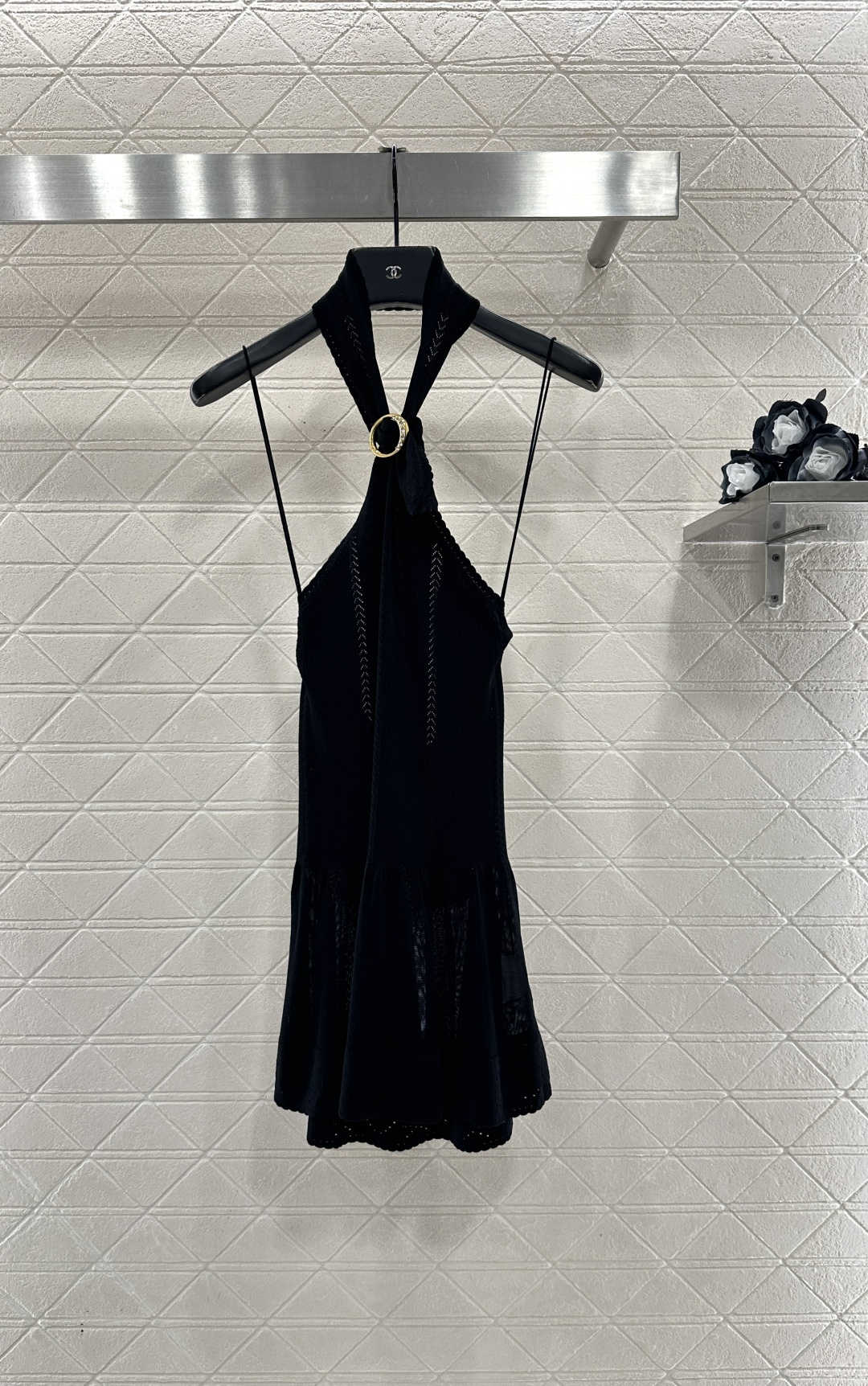 ♥Chane*♥2026新品上架 针织挂脖吊带背心定制YB丝毛纱线织造，舒适细腻，透气好穿，针织挂脖吊带