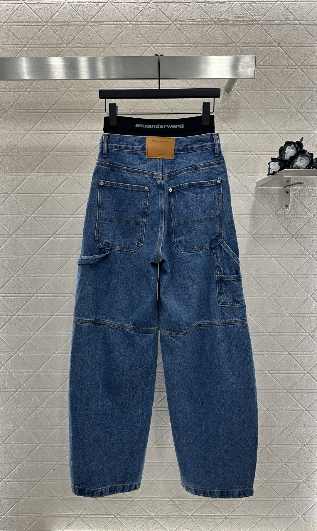 ♥Alexander wab*♥2026新品上架 腰头可拆卸牛仔弯刀裤定制YB斜纹棉牛仔材质，透气性佳，