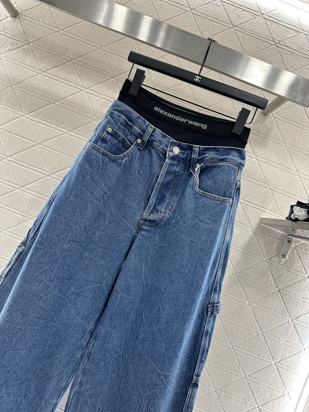 ♥Alexander wab*♥2026新品上架 腰头可拆卸牛仔弯刀裤定制YB斜纹棉牛仔材质，透气性佳，