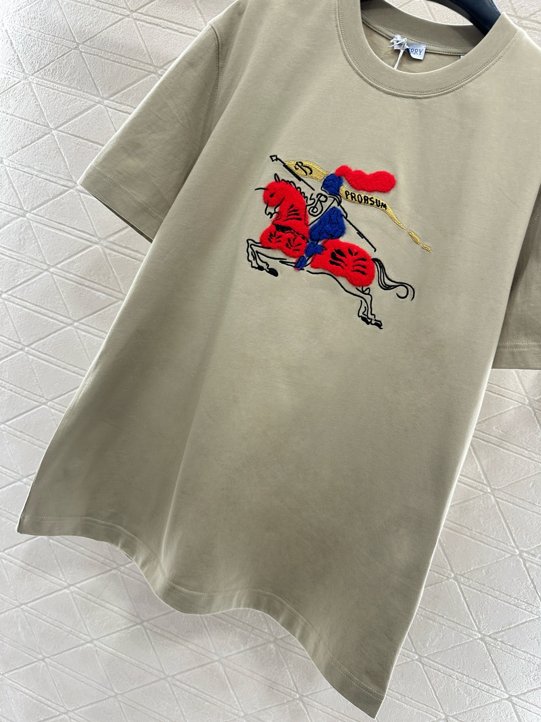 ♥BBR*♥2026新品上架 贺岁圆领战马徽标𝑇𝑒𝑒新年贺岁系列#定制YB原生全棉材质，质感细腻，舒适透