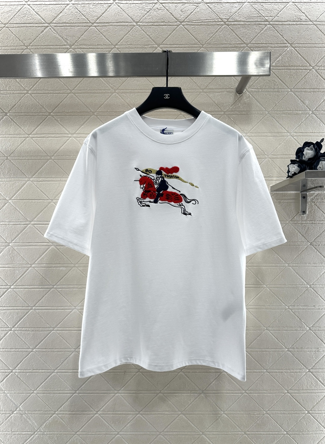 ♥BBR*♥2026新品上架 贺岁圆领战马徽标𝑇𝑒𝑒新年贺岁系列#定制YB原生全棉材质，质感细腻，舒适透