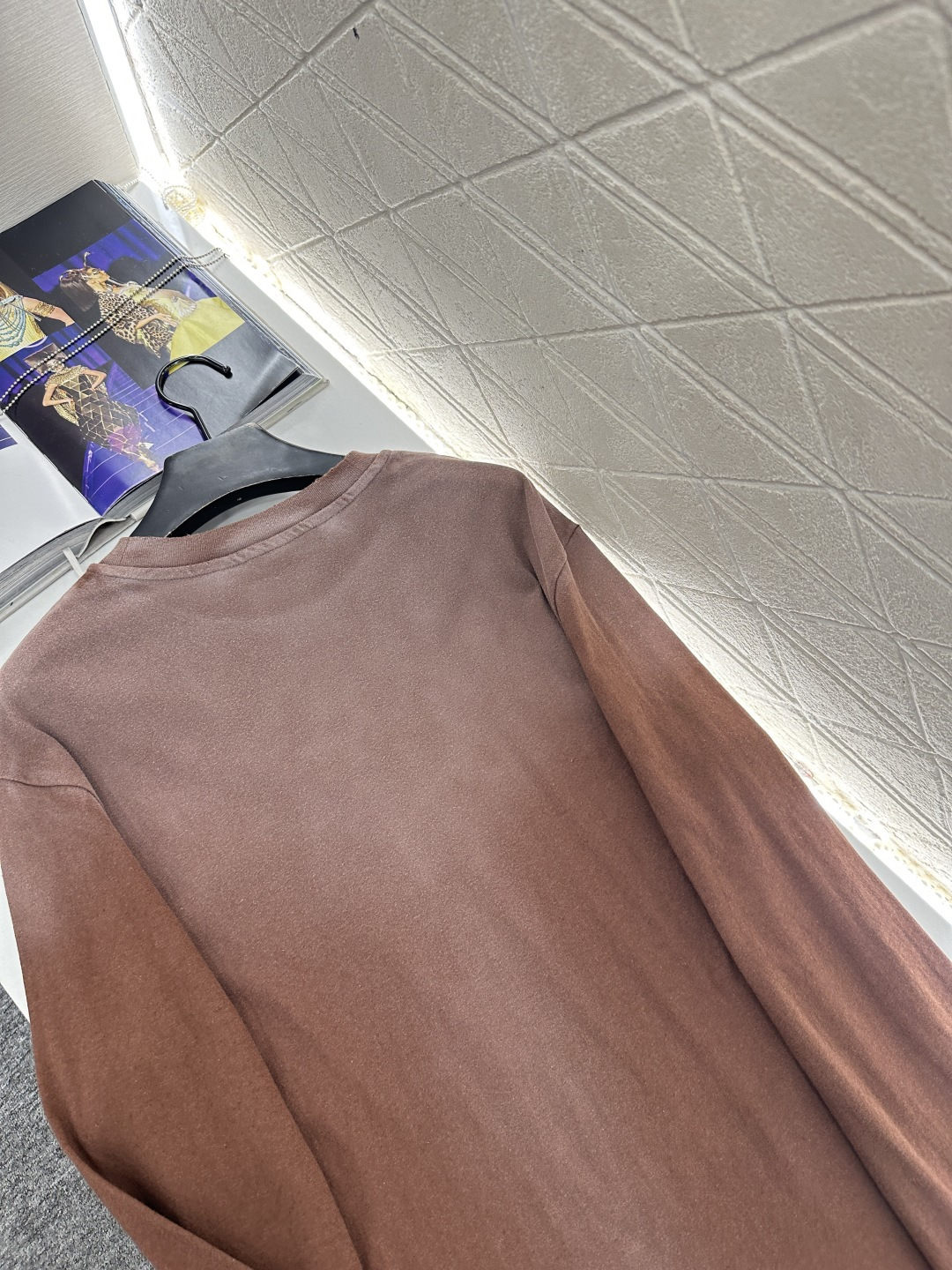 ♥Acne studio*♥2025新品上架 重工水洗做旧字母上衣定制YB亚麻棉材质，质感舒适，弹力好穿