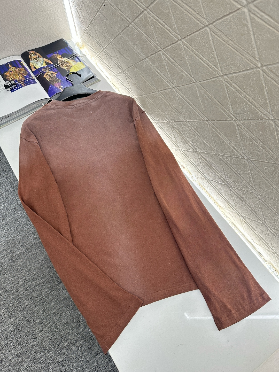 ♥Acne studio*♥2025新品上架 重工水洗做旧字母上衣定制YB亚麻棉材质，质感舒适，弹力好穿