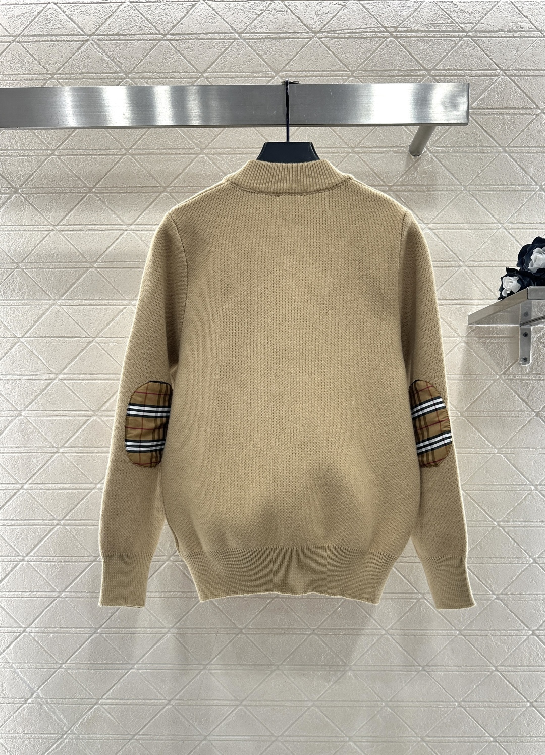 ♥BBR*♥2025新品上架 针织立领外套定制YB羊毛纱线织造，质感柔软，保暖亲肤，立领棒球外套版型，通