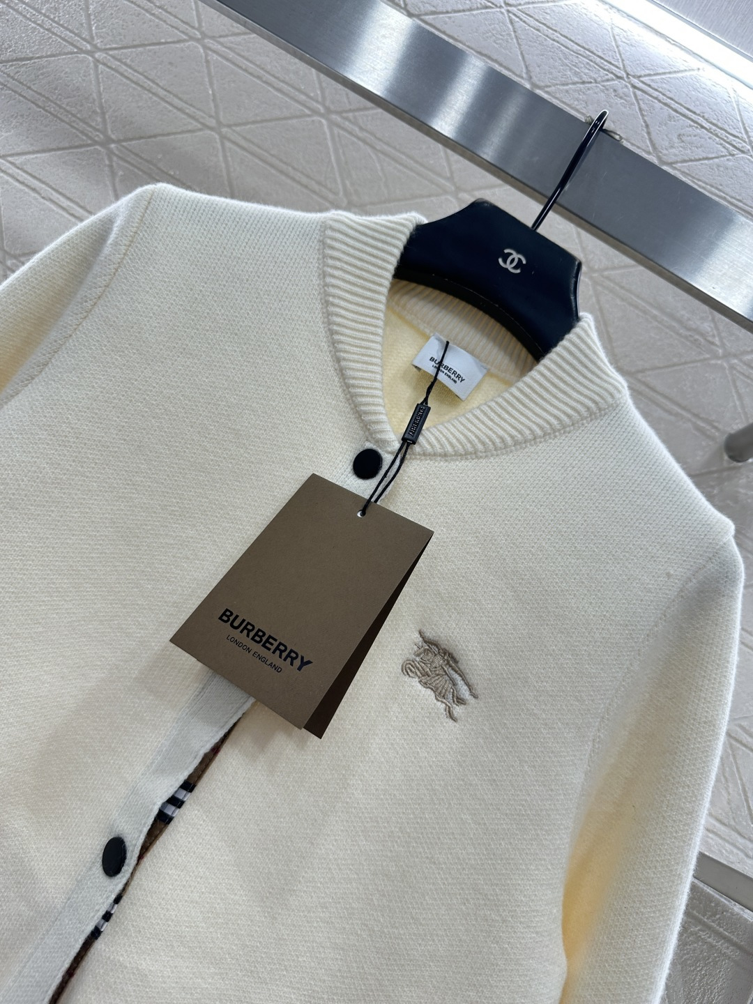 ♥BBR*♥2025新品上架 针织立领外套定制YB羊毛纱线织造，质感柔软，保暖亲肤，立领棒球外套版型，通