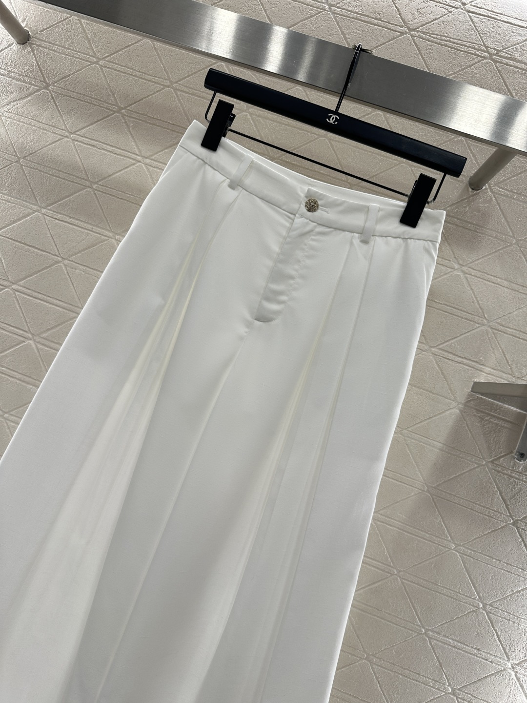 ♥Chane*♥2026新品上架 翻领上衣压褶阔腿裤套装定制YB进口亚麻材质，肌理明显，穿搭舒适，披肩短