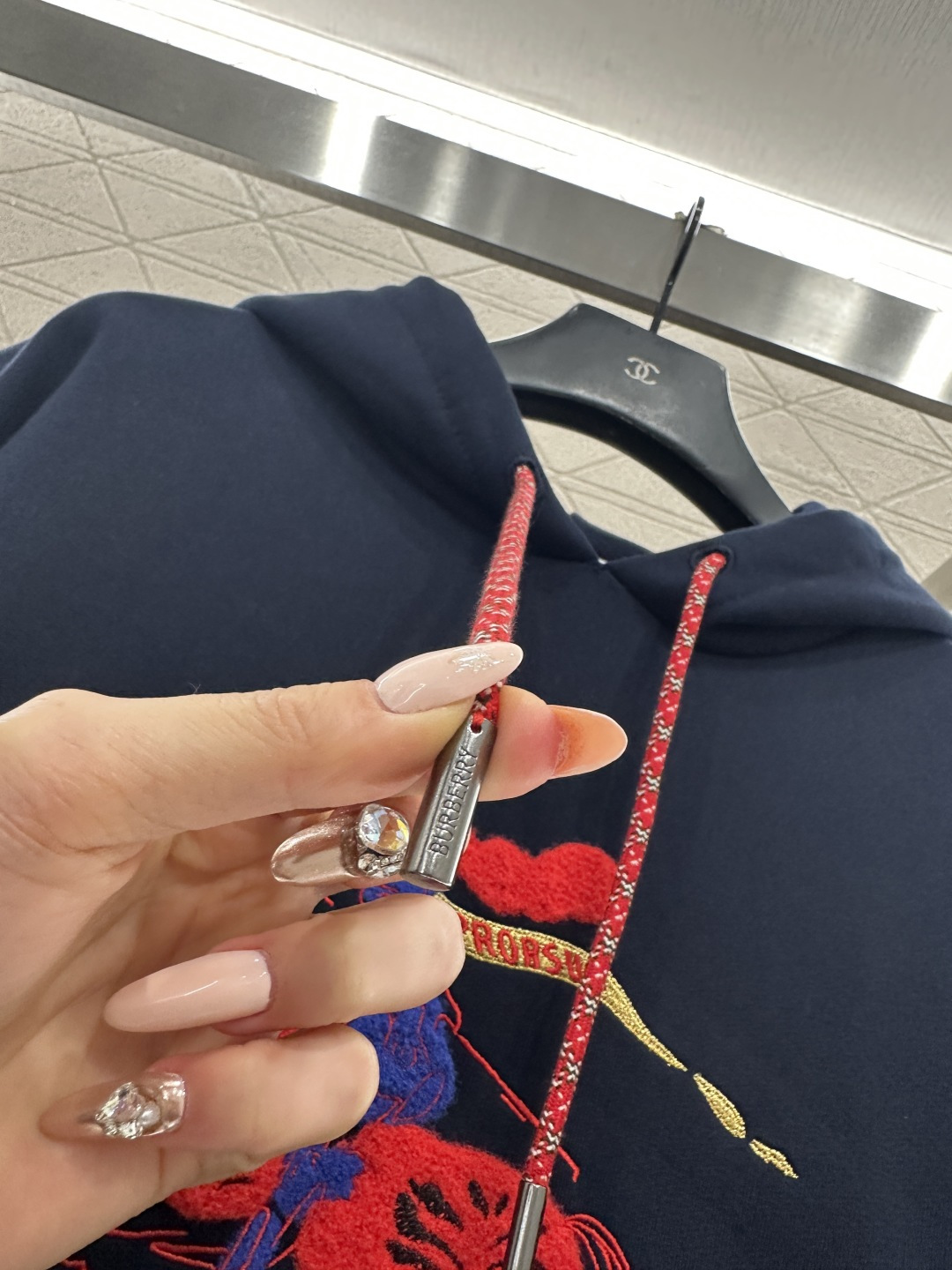 ♥BBR*♥2026新品上架贺岁刺绣战马连帽抽绳卫衣新年贺岁系列#定制YB原生全棉材质，穿搭舒适，质感十