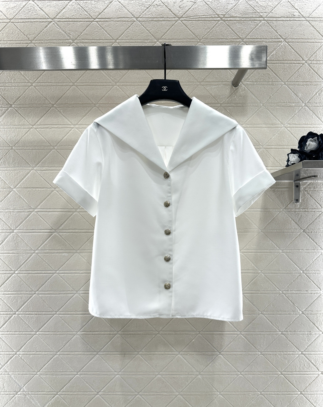 ♥Chane*♥2026新品上架 翻领上衣压褶阔腿裤套装定制YB进口亚麻材质，肌理明显，穿搭舒适，披肩短