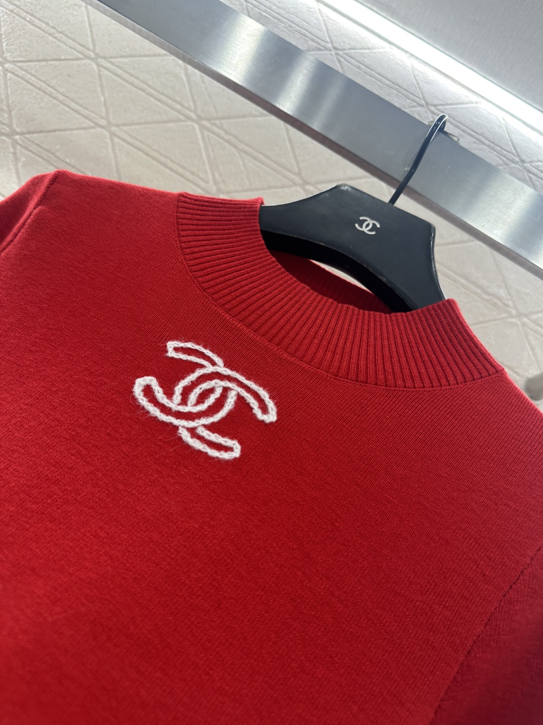 ♥Chane*♥2025新品上架 立领针织打底25coco滑雪🎿系列#定制YB羊毛纱线织造，质感细腻，穿