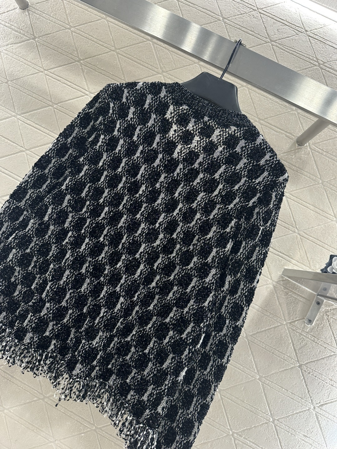 ♥Chane*♥2026新品上架 流苏针织开衫定制YB棉毛纱线织造，质感细腻，舒适好穿，圆领针织开衫剪裁